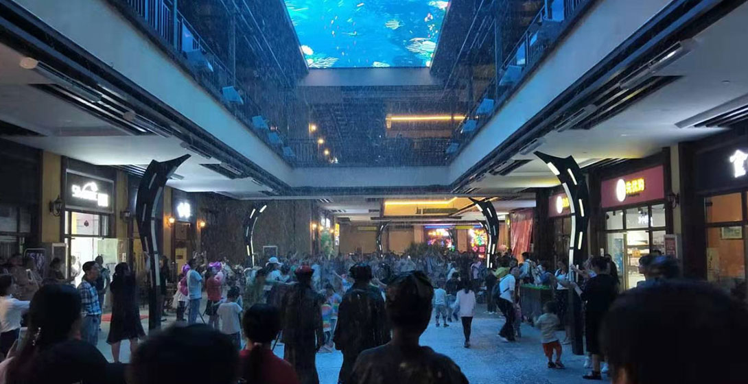 三亿体育案例|云南曲靖天幕-如何让一个停业1年的商业街重新火爆起来！